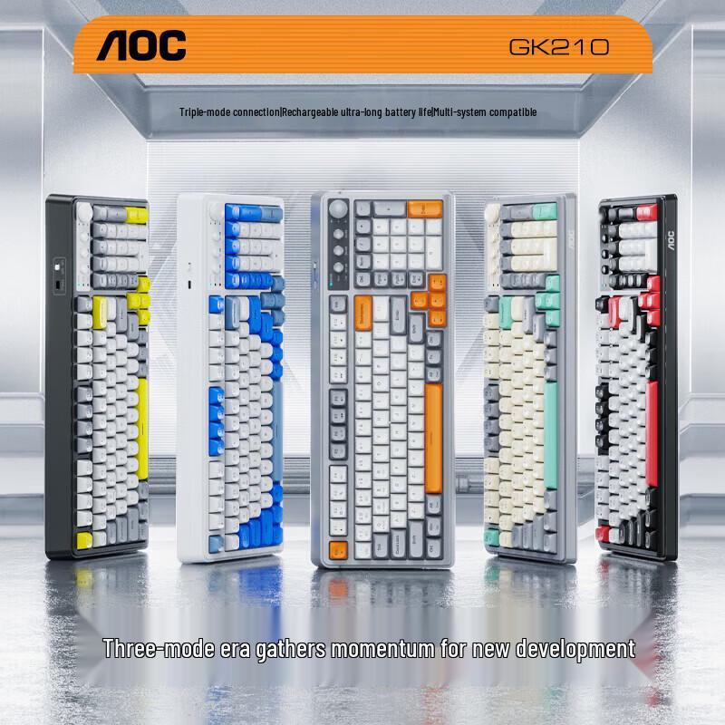 AOC GK210 Tri-Mode Wireless Gaming Keyboard