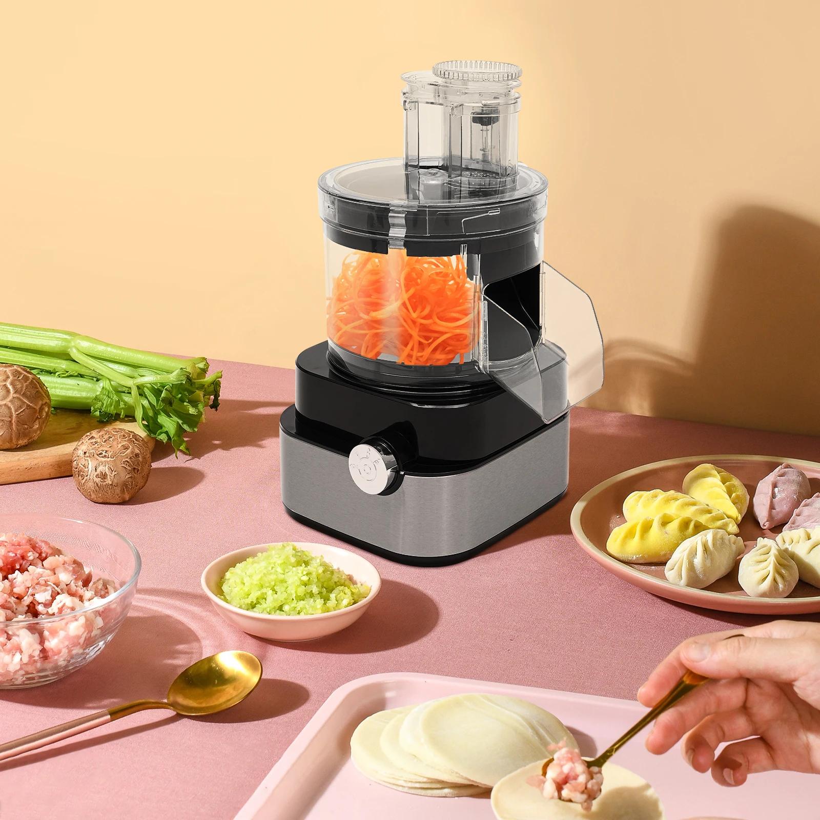 

Commercial 600W Food Processor – Electric Vegetable Dicer, Chopper & Multi-Function Shredder United States