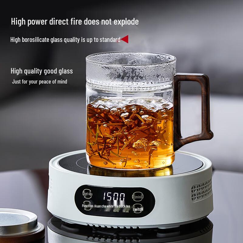 Mingguang High Borosilicate Glass Tea Infuser Cup