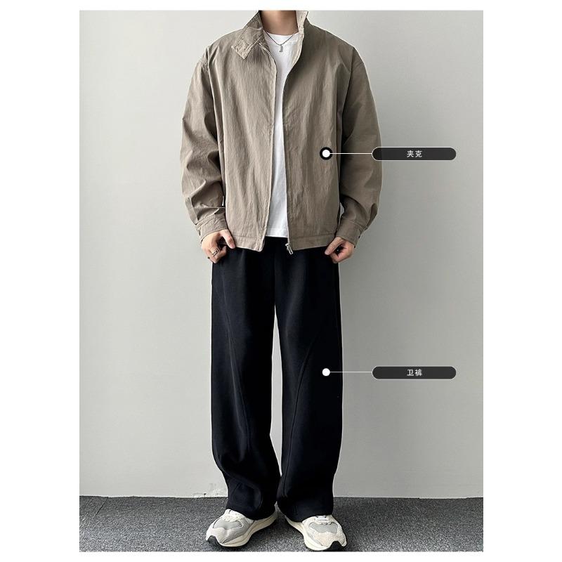 Vintage Washed Detroit Work Jacket Loose Fit Casual Men S Spring Outerwear