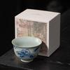 Retro Hand-painted Celadon Ceramic Tea Cup