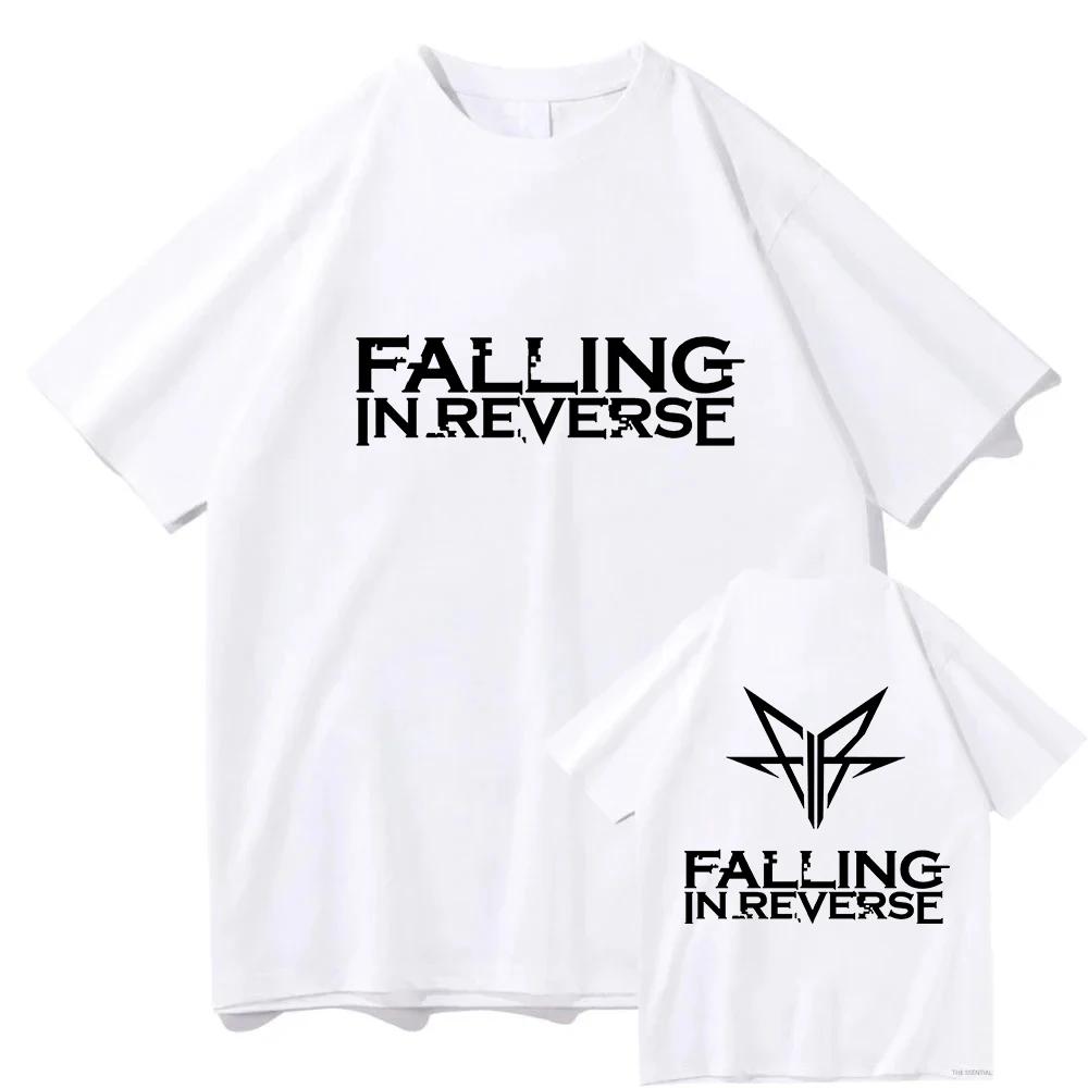 Falling in Reverse The Popular Mons Tour Tshirt Short Sleeve Cotton Summer Tshirts Hip Hop Streetwear Men Clothes Graphic Tees