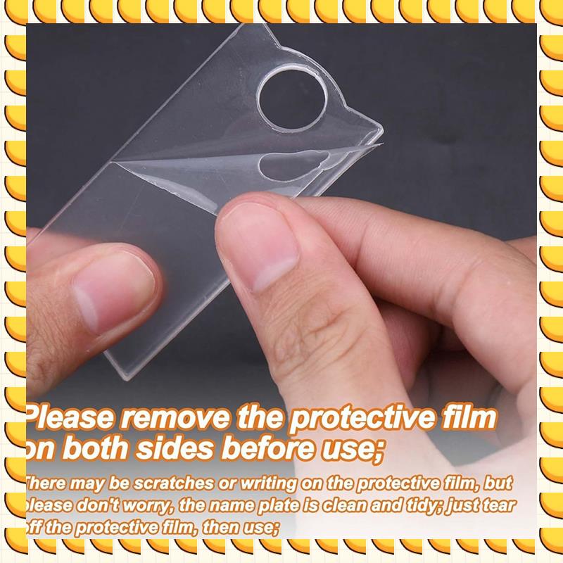 

BAAU 30PCS Sublimation Acrylic Name Plates Holder For Stanley