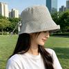 Cotton Straw Hat With Wide Brim And Adjustable Fit For Sun Protection And Casual Wear