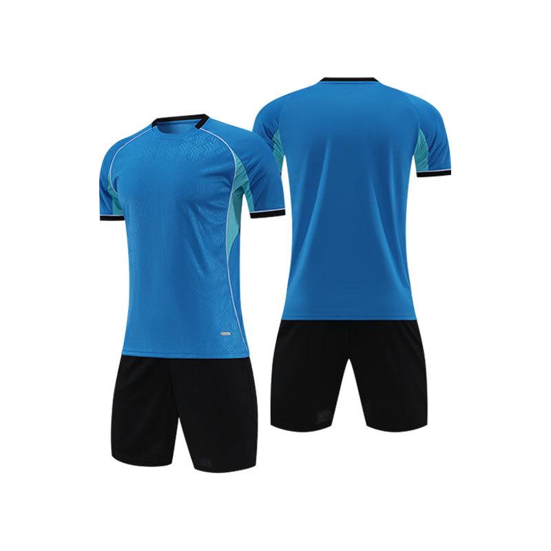 Short-sleeved Football Jersey Set, Competition Training Jersey, Adults and Children with The Same Jersey, Breathable Football Shirt