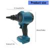 Brushless Air Blower Power Cordless Air Dust Removal Guns 4 Speed For Blowing Dust Narrow Spaces Power Tool