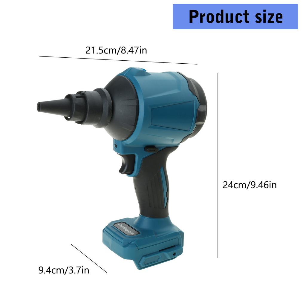 Brushless Air Blower Power Cordless Air Dust Removal Guns 4 Speed For Blowing Dust Narrow Spaces Power Tool