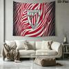 Athletic Bilbao Wall Tapestry Aesthetic Wall Hanging Printed Fabric Blanket Decorative Tapestries for Bedroom Living Room Home Decor