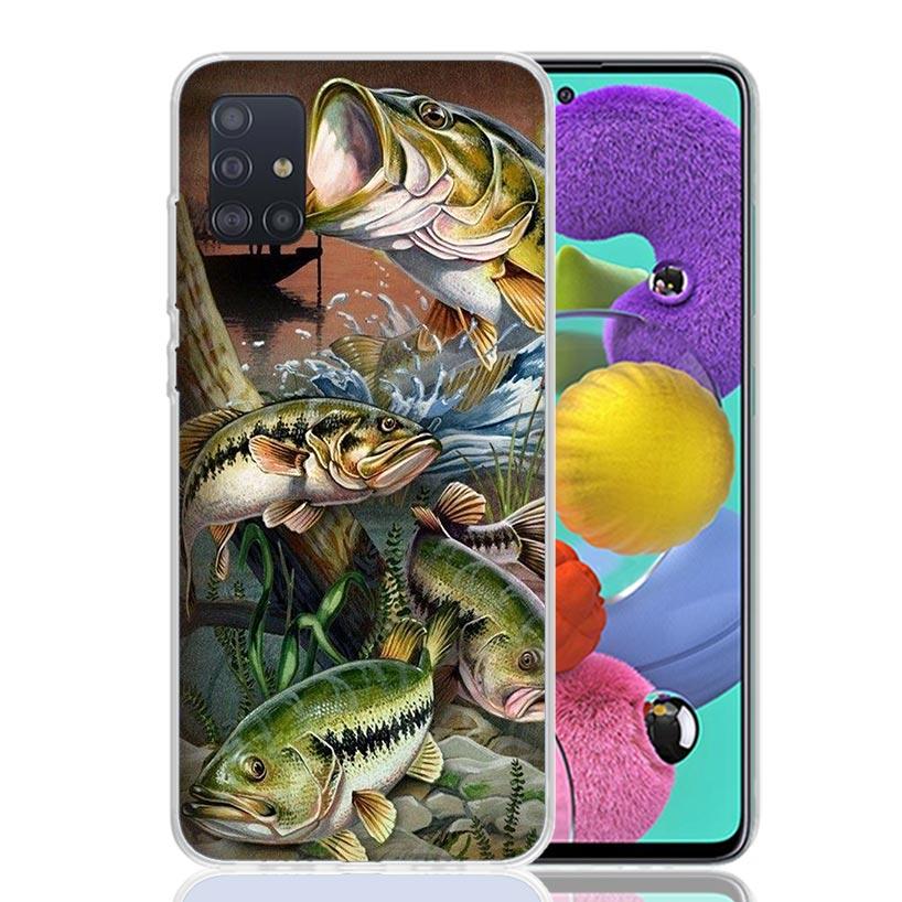 

Offshore Angling Fishing Fish Rod Phone Case For Samsung Galaxy A52 A32 A22 A12 A02S A50S A30S A51 A31 AA71 Note 20 Ultra 10 S10 Samsung A50