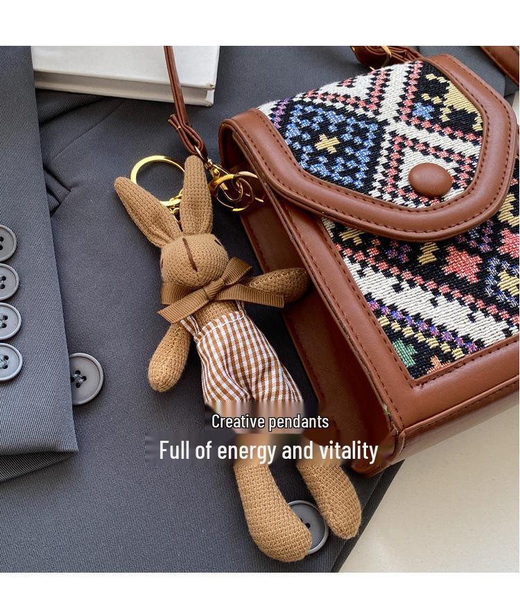 Elegant Ethnic Style Women's Crossbody Phone and Shoulder Bag - Chic, Versatile, and Fashionable Accessory.