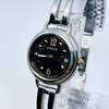 Used CITIZEN wicca solar radio clock diamond ladies black dial watch