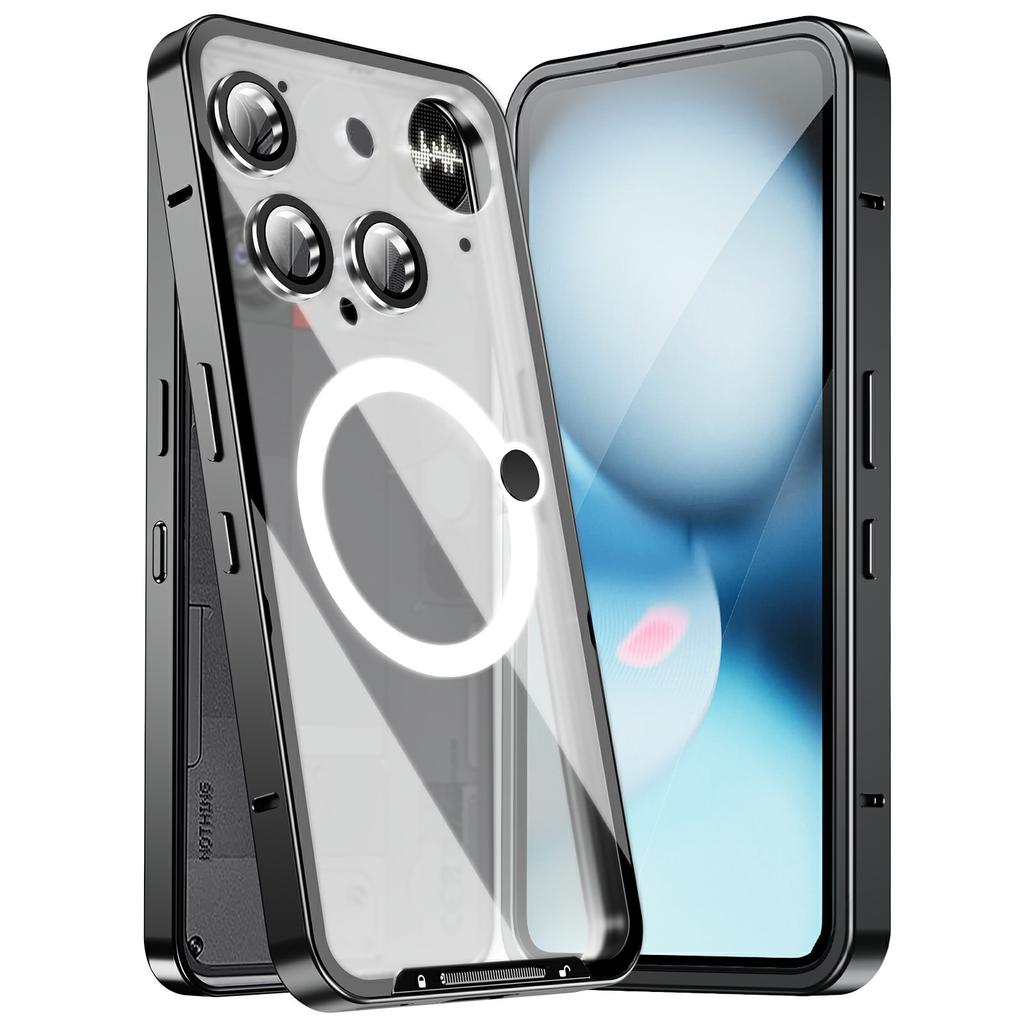Serie magnetică Magic Shield pentru Nothing Phone (3) Husă 5G Metal+TPU Acoperire Telefon cu Protecție Obiectiv