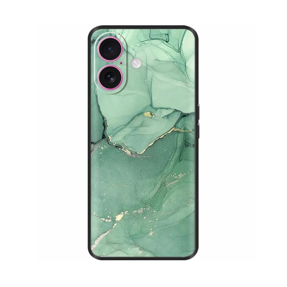 Case For Apple iPhone 16 16 Pro Max Plus Heart Butterfly Full Protection Soft Liquid Silicone Cover for iPhone 16 Plus Pro Max