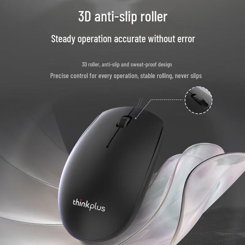 Lenovo ThinkPlus KM130Pro Wired Office Keyboard Mouse Set