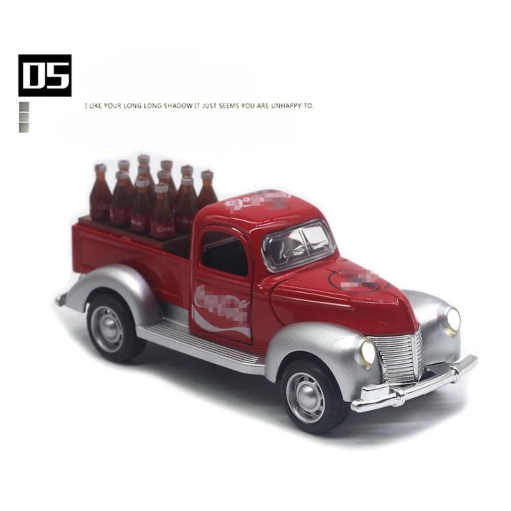 1/32 Ford Pickup Classical Vintage Car Simulation Model Sound and Light Children's Toys Collection Ornaments Gifts