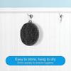 2pcs Silicone Bath Brush, Gentle Exfoliating Body Brush Massage Body Brush Deep Cleansing Exfoliating Bath Essentials All Skin Types,Black,14*16.5cm