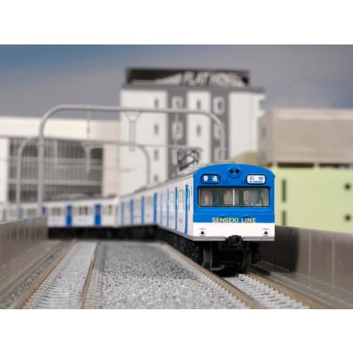 Tomytec Railway Collection, JR 103 Series Senseki Line Renewal Car, New Paint, 4-Car Set, Diorama Supplies, 336754