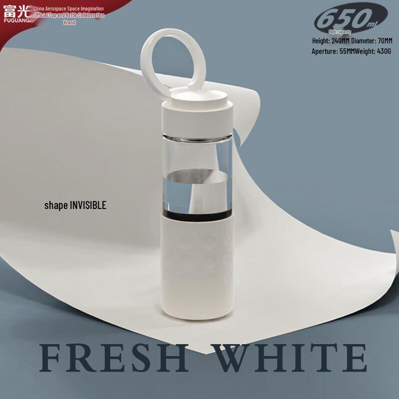 Fuguang Портативная стеклянная бутылка для воды