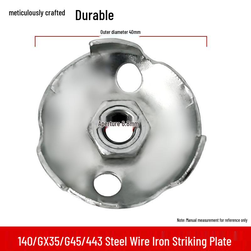 40-50% Lawn Mower Starter Pull Cord & 139 GX35 Grass Trimmer Starter Accessories, Aluminum Iron Disk