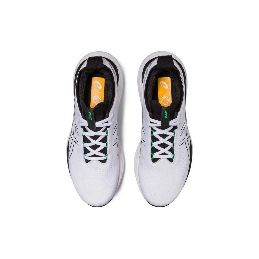 Asics Gel Nimbus 25 Weiß Schwarz Grün Herren Sneaker 1011B547-103