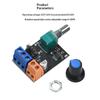 DC12V PWM Fläkthastighetsregulator Modul Med Strömbrytare 3/4-tråds Motorregulator Elektrisk Fläkthastighetskontrollratt För Dator PC-chassi