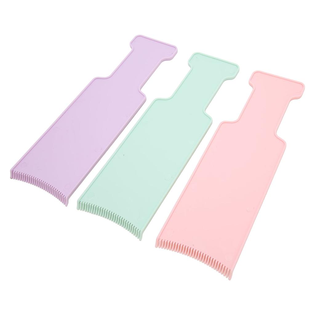 3 Farben Balayage Strähnen Paddle Färbefolie Färben Balayage Board Set für Haarblondierung