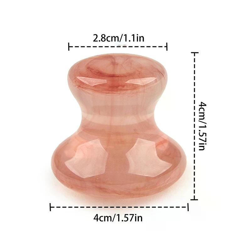 1PCS Natural Resin Mushroom Shape Massager Facial Roller Beauty Massage Eye Neck Care Slimming Tools Health Beauty Tools
