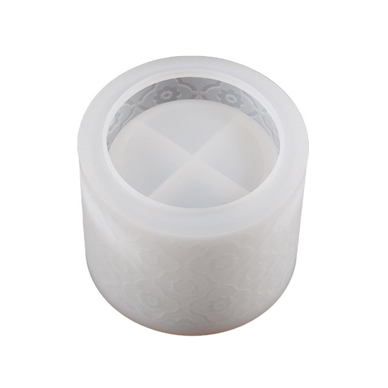 

Силиконовая форма для коробки для хранения с рельефным узором, форма для эпоксидной смолы, органайзер для украшений своими руками, инструмент для литья с/без крышки A1