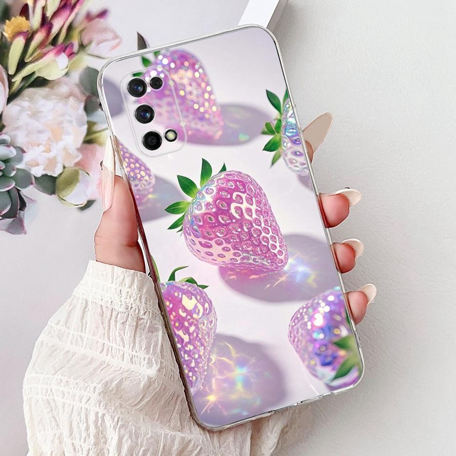For Realme 7 Pro Case RMX2170 Cute Love Heart Painted Cover Soft Slim Phone Case For Realme 7 5G RMX2111 Realme7 Pro Fundas Bags
