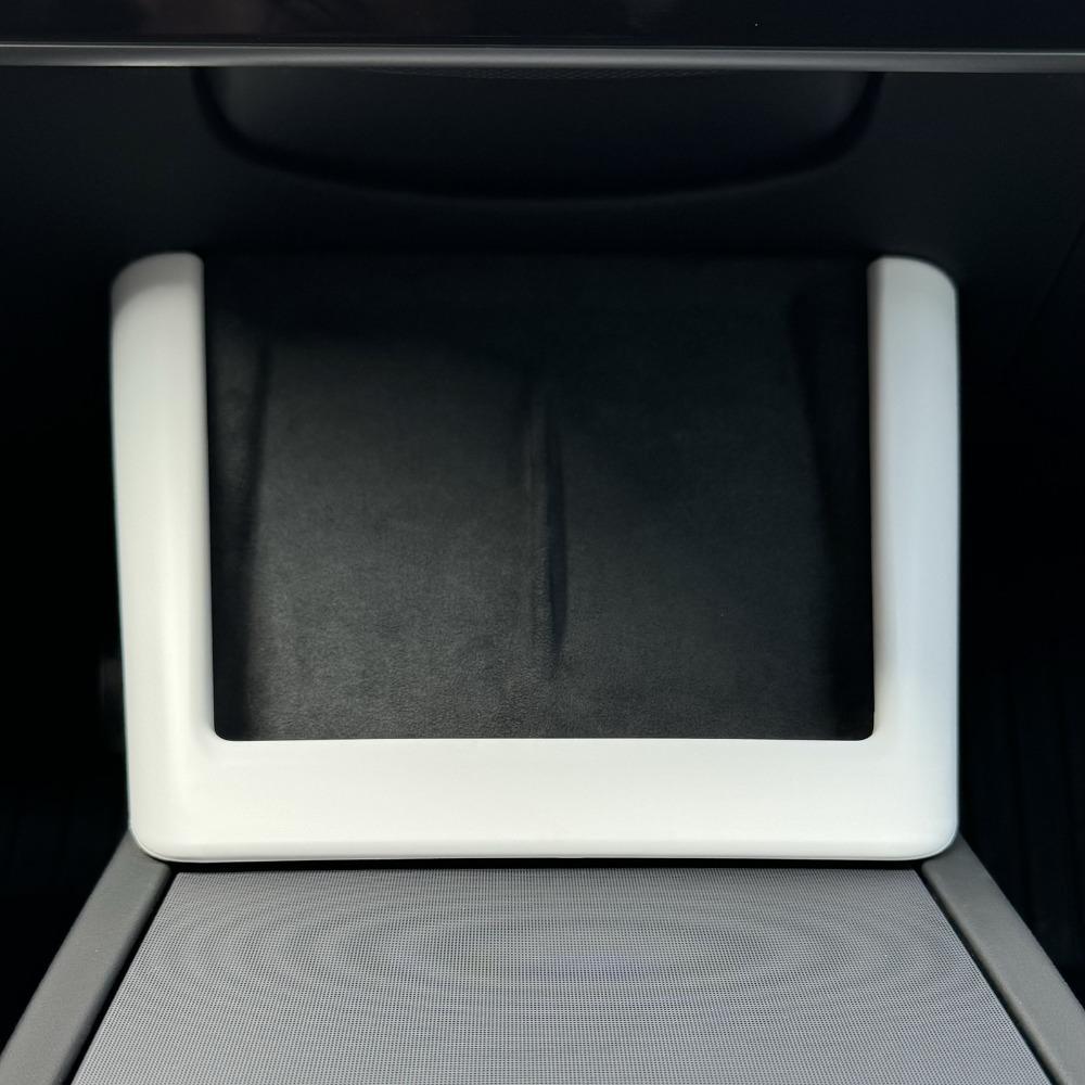 For Tesla Model Y Juniper 2025 Model 3 Highland Car Wireless Charging Silicone Pad Screen Protective Cover Center Panel Stickers