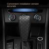 1pc Black PU Leather Gear Shift Knob Cover Non-Slip, Diamond Stitch Design,Comfortable Grip for Enhanced Driving Experience, Car Interior Accessory