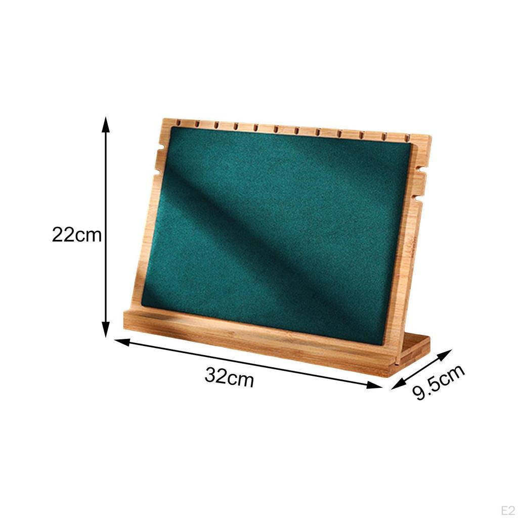 Bamboo Necklace Display Stand Jewelry for Bracelets Necklaces Long Chains
