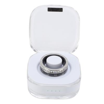 Smart Ring Fitness Tracker Stainless Steel Bluetooth IP68 Rainproof Step Counter Fitness Tracker