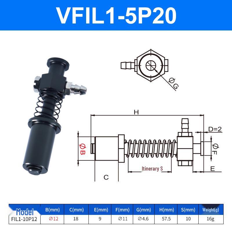 Leidun VFIL1EINS High-Precision Robotic Arm Vacuum Suction Cup Base Accessory