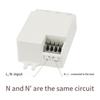 360 Degree Microwave Motion Sensors Switches Pack 5.8GHz Detection Adjustable Delay for Indoor Light Fixtures Use