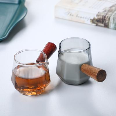 Espressotasse Hochtransparentes Glas mit Skala Mini Espresso Extraktionsmessbecher Kleine Milchtasse Unzentasse