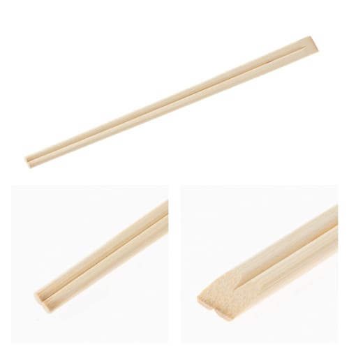 Strix Design Disposable Bamboo Chopsticks, Tensuke Pattern, 100 Pairs, 20cm, Commercial Use, Large Capacity, SD-705