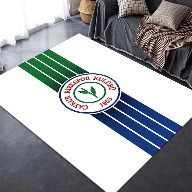 Caykur Rizespor Teppich für Wohnzimmer Schlafzimmer Zuhause Sofadekoration Kinder Spiel Rutschfeste Bodenmatte
