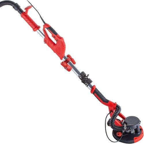 VEVOR Electric Drywall Sander 750W Drywall Sander Foldable Sheetrock Sander with Telescope Handle Electric Sander Variable Speed 800-1750RPM Wall