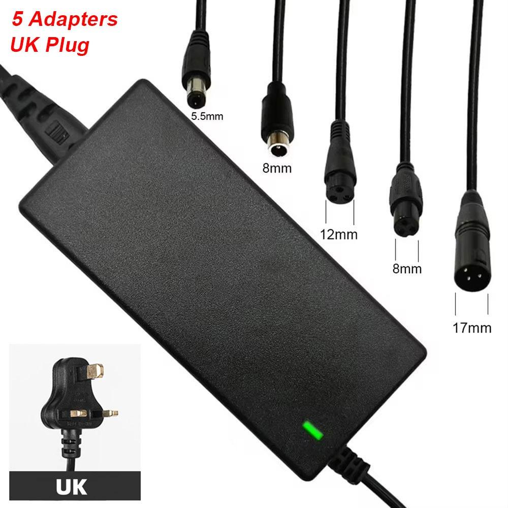 1Set AC 100-240V Electric Scooter Power Adapter For 24-36V Lithium Battery Charger