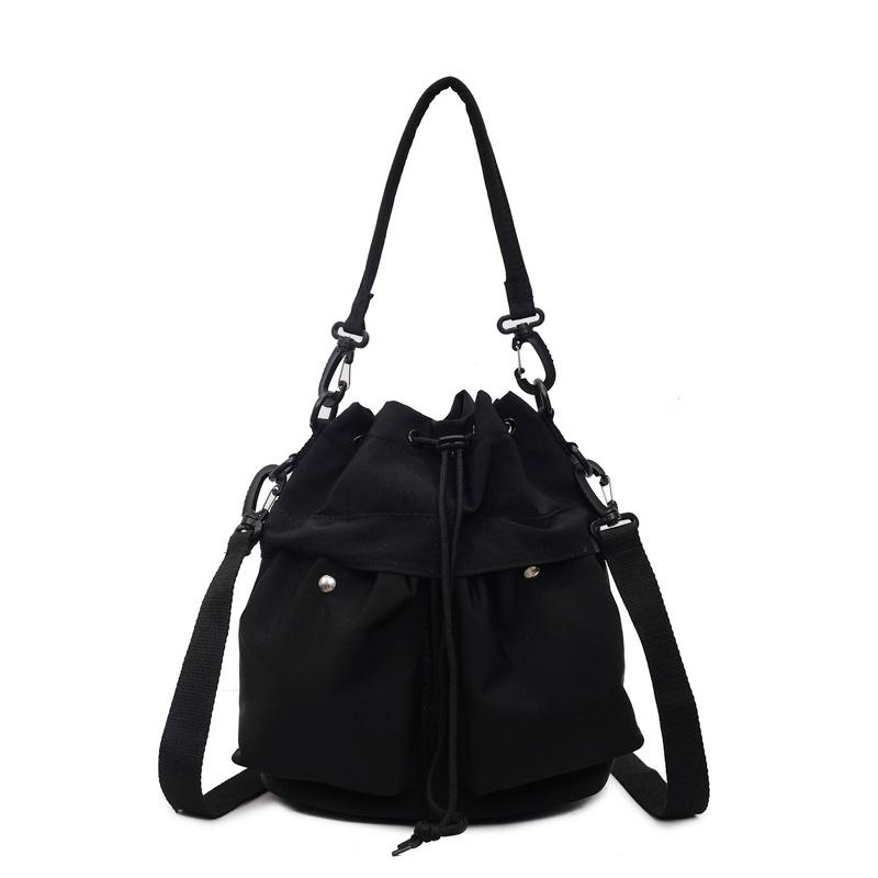 Multifunktionale Umhängetasche mit großer Kapazität Damen Rucksack mit Kordelzug Mehrfachtasche Umhängetasche