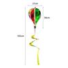 Giant Size Hot Air Balloon Spinners Rainbow Colors Color-changing Film Wind Spinners Striped Tie Dye Plastic Material