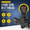 Boat NMEA 2000 N2k Tee T-Connector 5Pin IP67 Waterproof, for Garmin Lowrance Simrad B&G Navico Networks, Boat/Ship/Yacht Parts