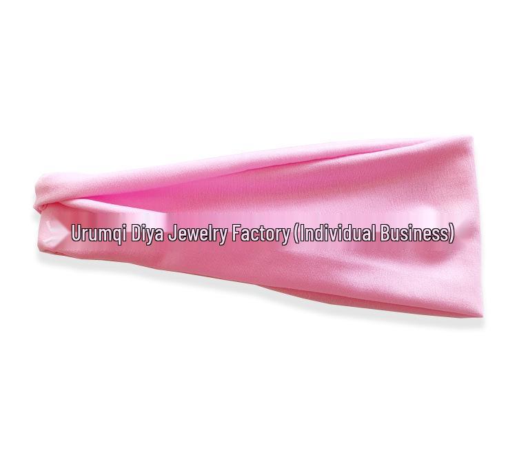 Unisex Sports Headband: Sweat-Absorbing Yoga Hair Band for Running