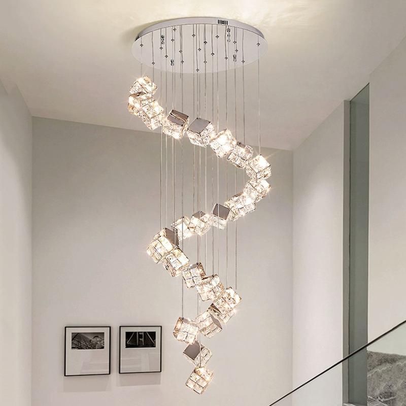 Home decorationPendant Lights, Luxury Crystal Living Room Chandelier, Bedroom Pendant Lamp, Ceiling Light, Indoor Lighting