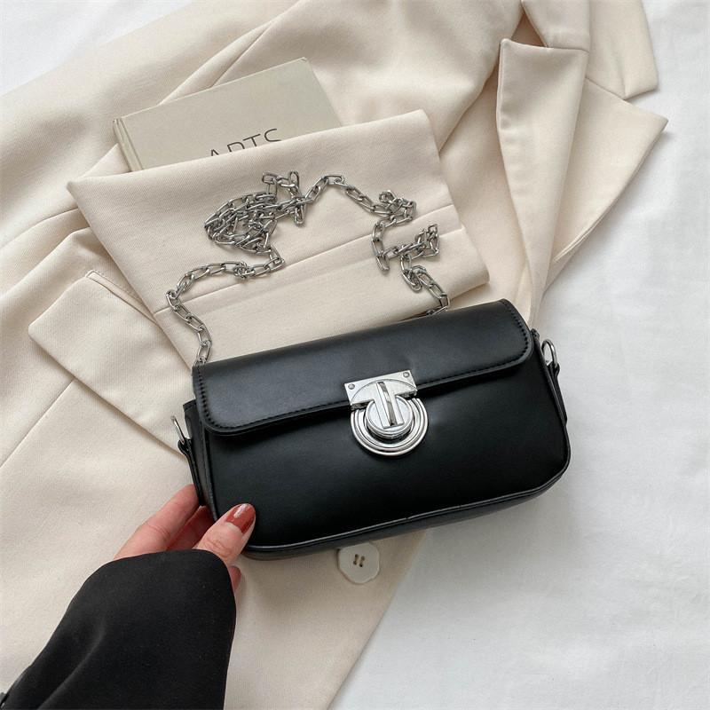 Trendy Street Style Fashionable Pu Leather Crossbody Bag 2023 Summer Small Square Bag