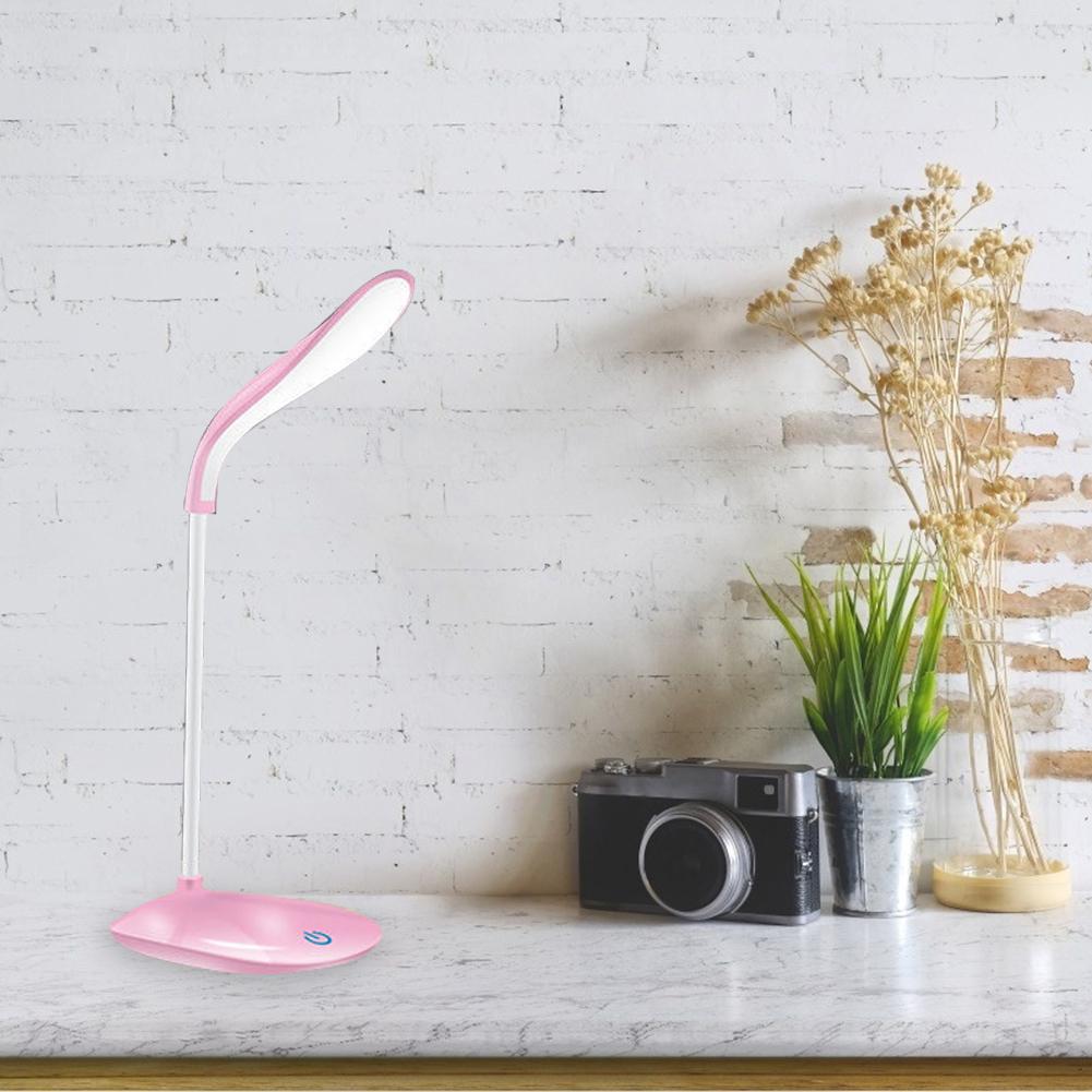 Biurko LED Lampa USB Ochrona oczu Lampy stołowe Dotykowe regulowane Sypialnia dziecięca Nocna składana sypialnia Lampki nocne do czytania