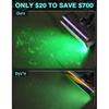 Rechargeable Upright Vacuum Cleaner Dust Display LED Light Attachment, Green Light Shark Bissell, Universal Upgrade Vacuum Accessories