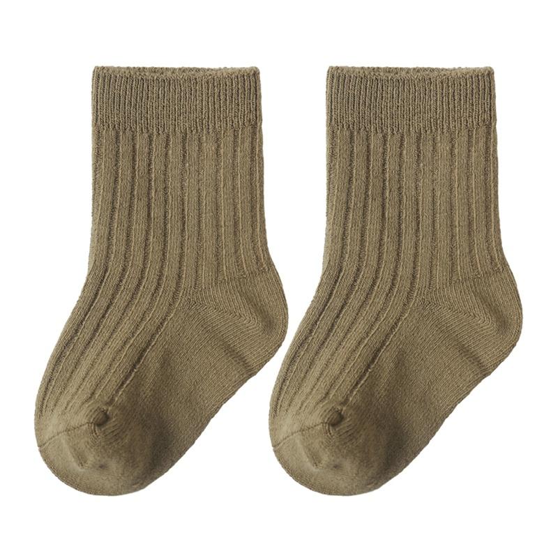 Kindersocken 5 Paar einfarbige Kurzschlauch-Kindersocken