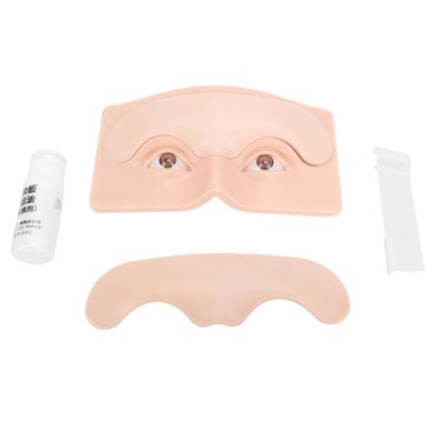 5D Replaceable Eyebrow Tattoo Practice Face Eyeliner Model Permanent Eyebrow Tattoo Makeup Silicone